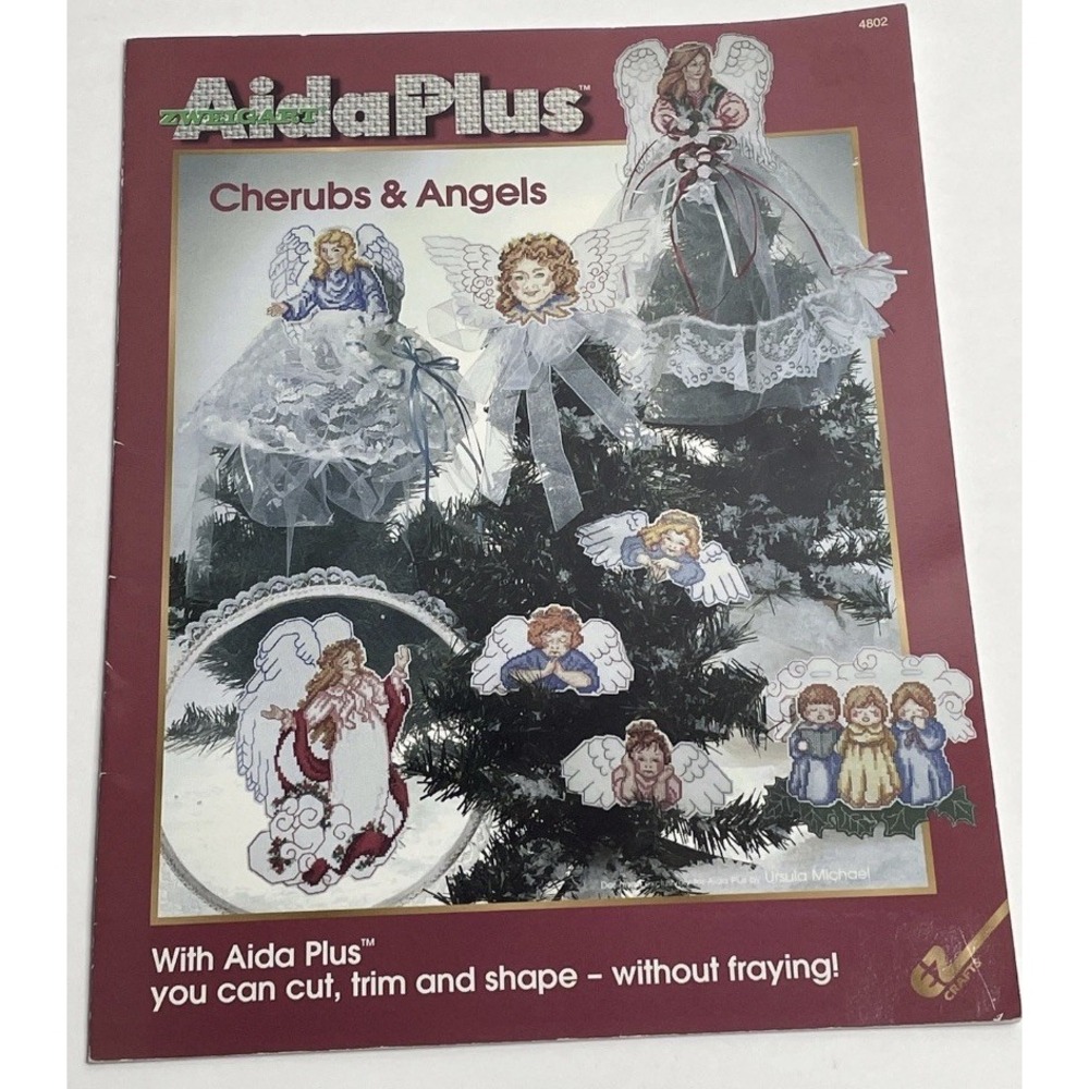 EZCrafts Cherubs & Angels Cross Stitch Pattern AidaPlus Ursula Michael 4802